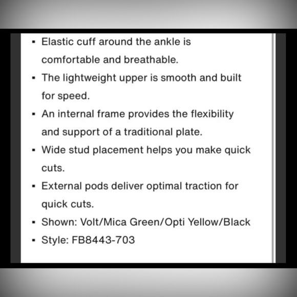 $125 Nike Vapor Edge Pro 360 2 Volt Football Cleats- FB8443-703 10-14 - Picture 9 of 9